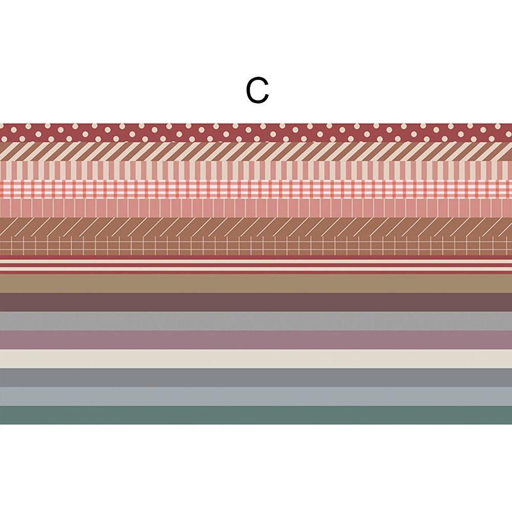 Nanas8 /10 /12Rolls /Set Washi Tape Baru Kualitas Tinggi Scrapbooking Gadis Hati Sedikit Segar Kreatif Alat Tulis DIY Bahan
