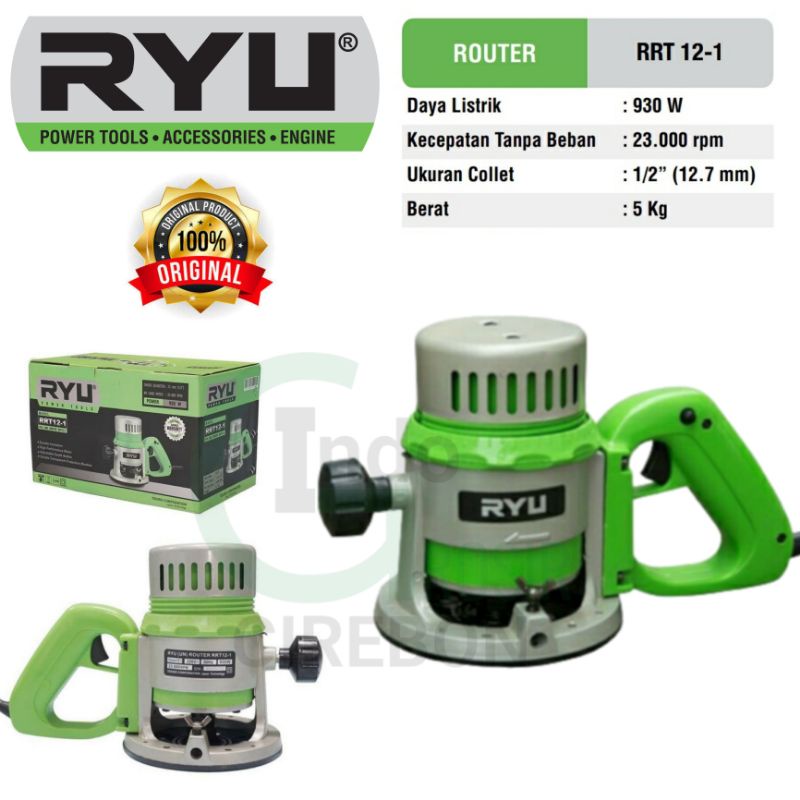 Ryu Router RRT 12-1 Tekiro Mesin Profil Kayu Promo Murah Router Teko