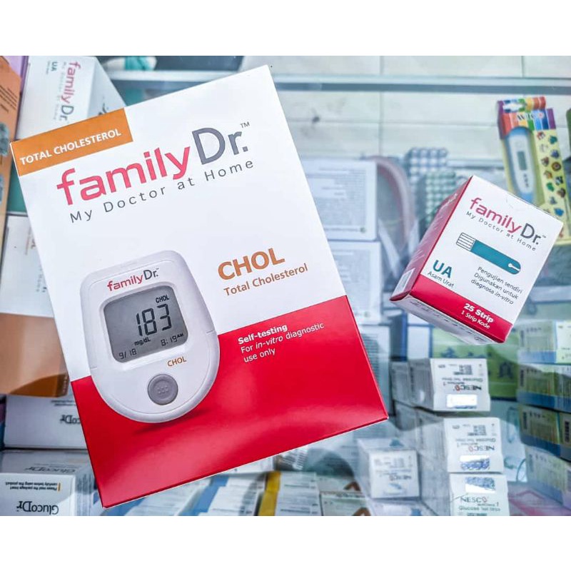 ALAT CEK KADAR KOLESTEROL  FAMILY DR