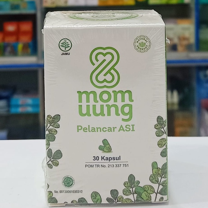 Mom Uung 30 Kapsul Herbal Asi Booster Pelancar Asi