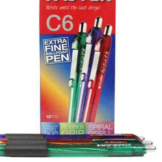

Quality Control✅Pulpen Faster C6 ( Cetek ) isi 12|KD6