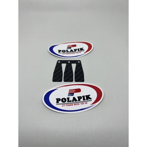 Aluna_Collection4 Lidah Membran Carbon Karbon Suzuki Rc100 Rc80 Tornado Tebal 0.4 Mm Membran Racing