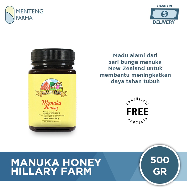 Manuka Honey Hillary Farm - 100% Madu Manuka New Zealand