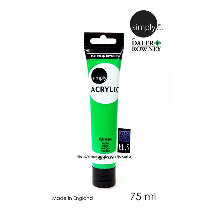 

Terlaris Daler Rowney Simply Acrylic Light Green 75 Ml ( Cat Akrilik ) Diskon