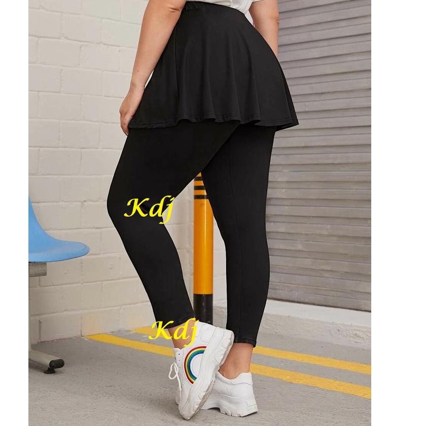 MRE.31Oc22e– Celana Legging Rok Olahraga Wanita Senam Lari Zumba Bersepeda Ukuran STD dan JUMBO Rok 