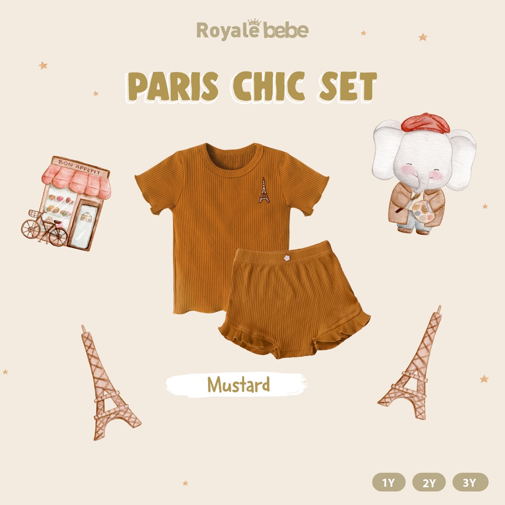 Royale Bebe Zanna Set 1-3 Years - Stelan Anak Set (RB-ZS1-3Y)