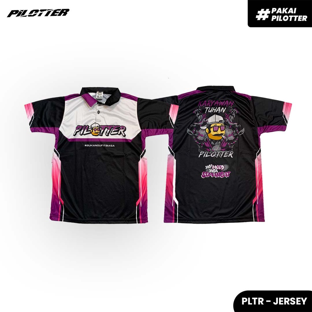 Pilotter Jersey Karyawan Tuhan Original Free Sticker
