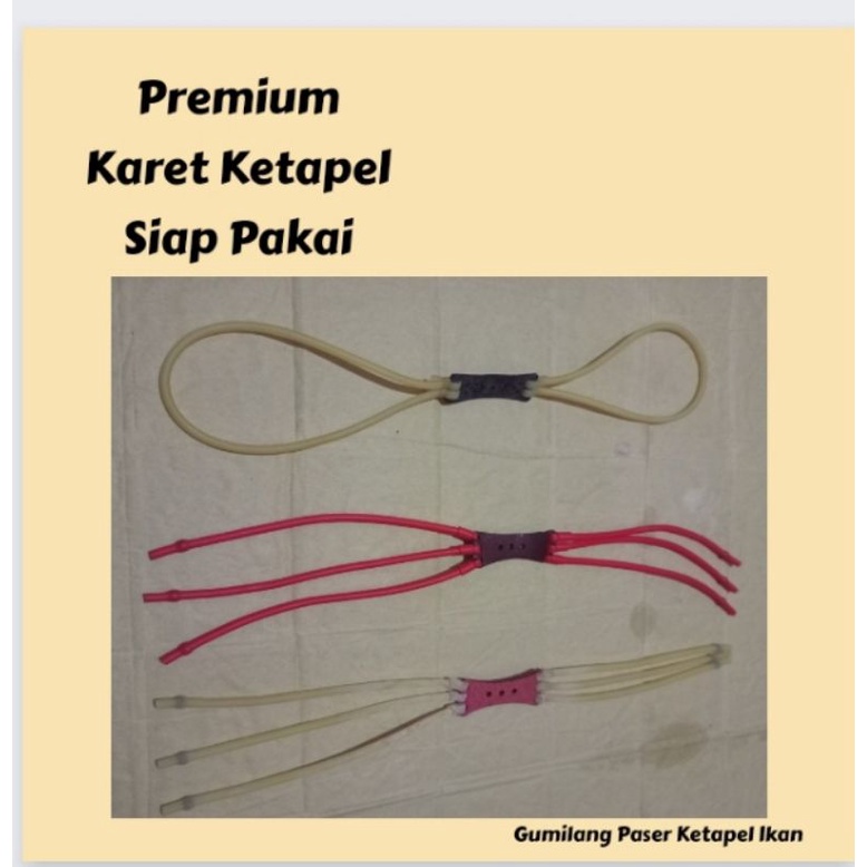 karet ketapel burung siap pakai