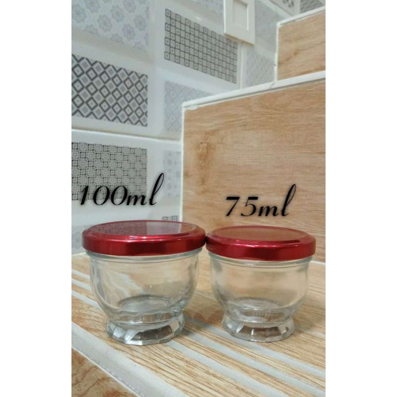 Jual Botol Kaca Jar Walet Uk Ml Dan Ml Shopee Indonesia