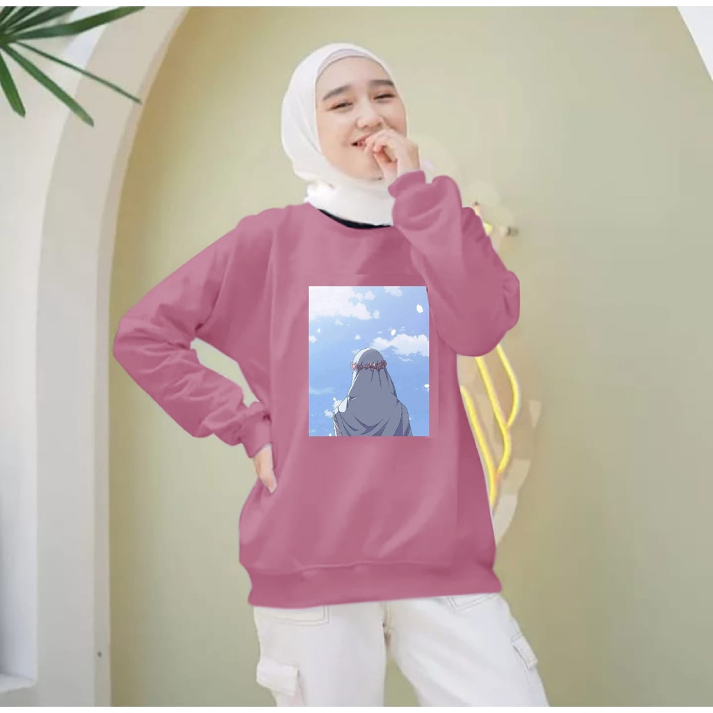 BAJU ATASAN HIJAB LUNA GIRL LENGAN PANJANG (S,M,L,XL,XXL) TERBARU ~ BAJU LENGAN PANJANG KEREN KEKINIAN DAN TERLARIS