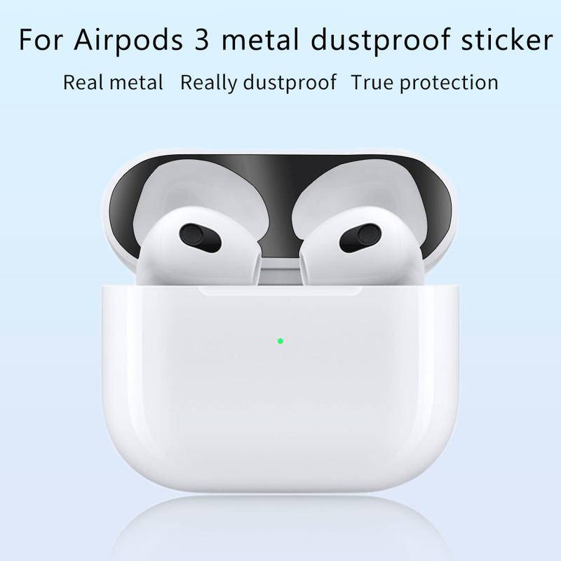 Stiker Cover Pelindung Anti Debu / Gores Untuk AirPods Pro 2 2022 / 3pro / 2 / 1