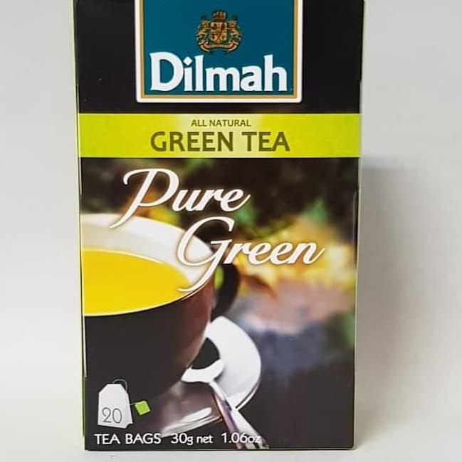 

CSg5G0s--DILMAH Pure Green Tea 20 bags 30 gr