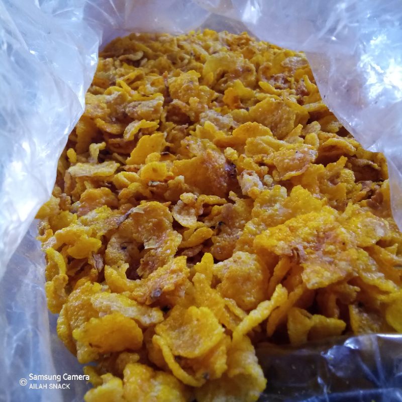 

jagung geprek pedas manis
