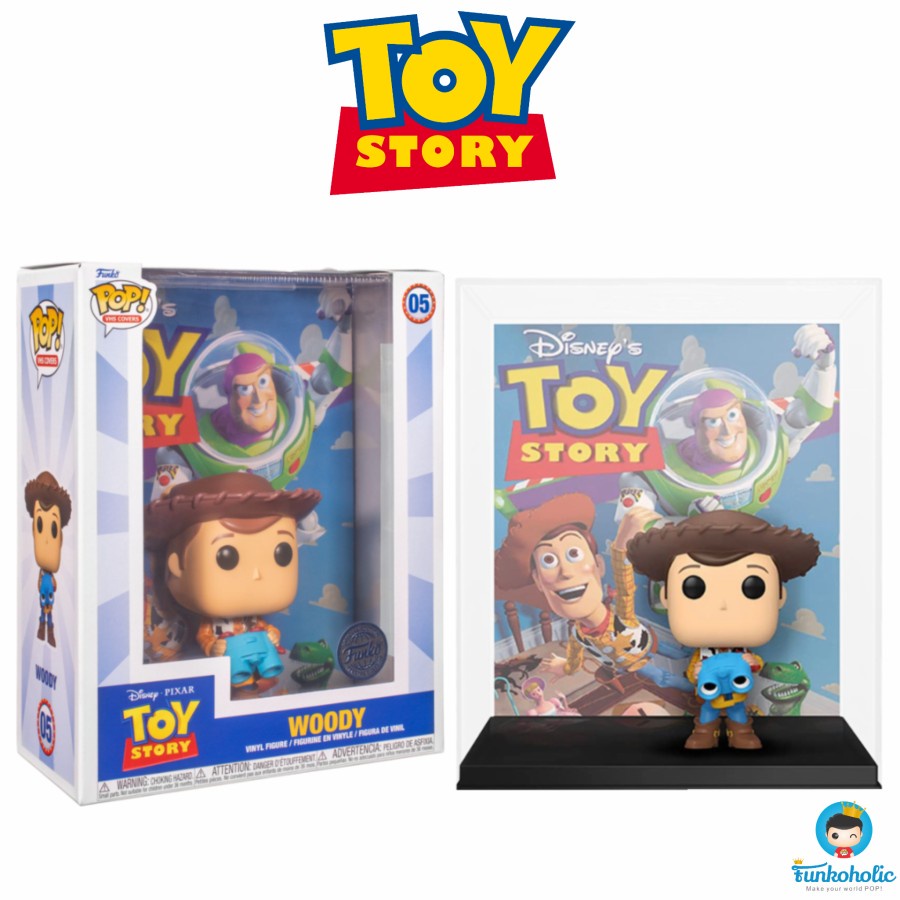Funko POP VHS Covers Disney Toy Story - Woody with Lenny the Binoculars with Acrylic Protector [Excl