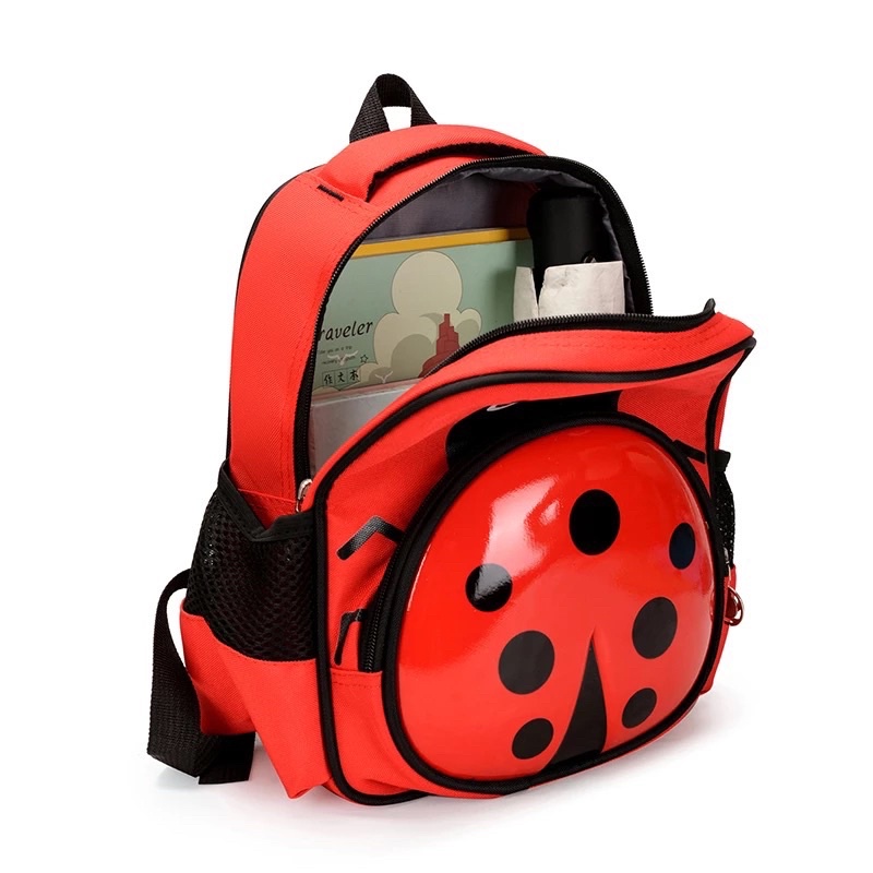 Tas Ransel Anak Sekolah PG/PAUD  lucu keren Cowok/Cewek motif timbul karakter kartun hewan 3 Dimensi Kualitas Import Premium