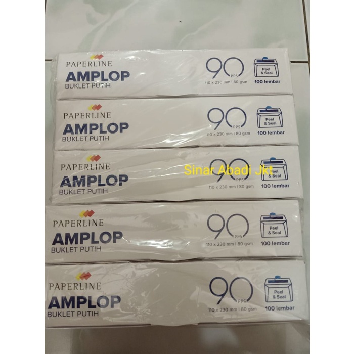 

Dijual Amplop Putih Ppl 90 Isi 100 Lembar Hemat