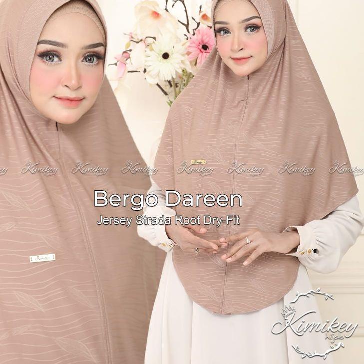 133 BERGO DAREEN ORI KIMIKEY HIJAB  JILBAB INSTAN PREMIUM [MX.18Oc22ᴸ]