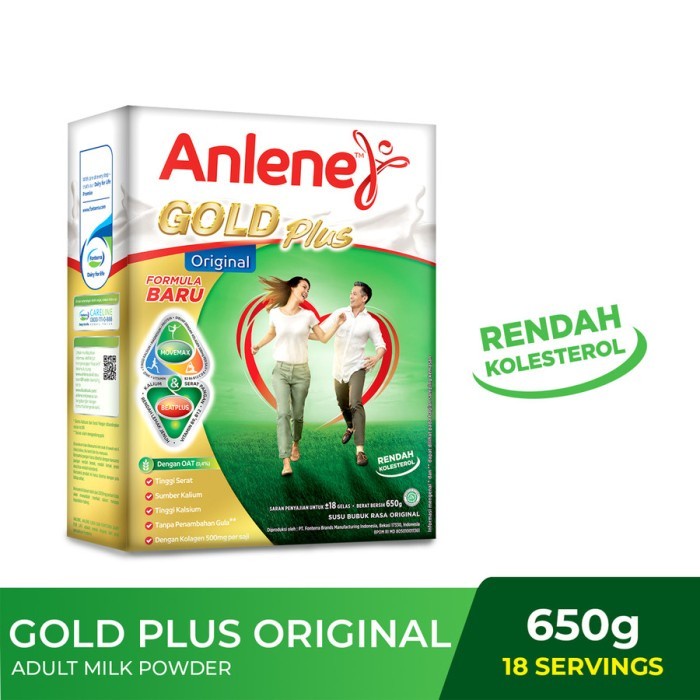 

Anlene Gold Vanilla 640gr - Nutrisi Tulang, Sendi, dan Otot //Susu Anlene Plain //Susu Anlene