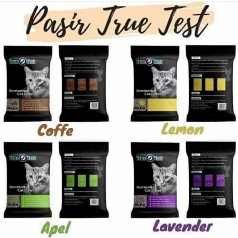 PASIR TRUE TEST 25 LITER PASIR KUCING