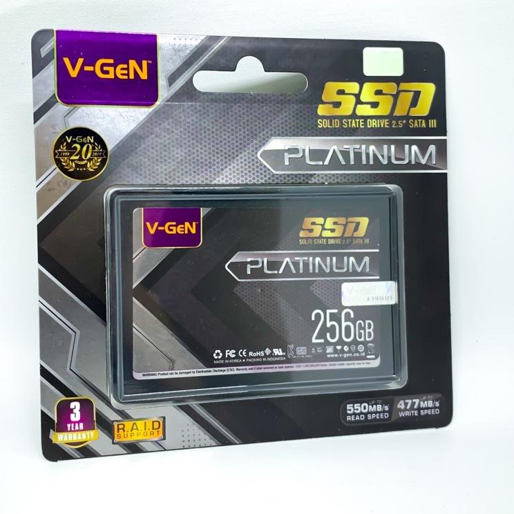 Sekarang Viral SSD 256GB V-GeN Platinum 2,5&quot; 240GB SATA6Gbps Solid State Drive Vgen RESCUE 240GB ORIGINAL