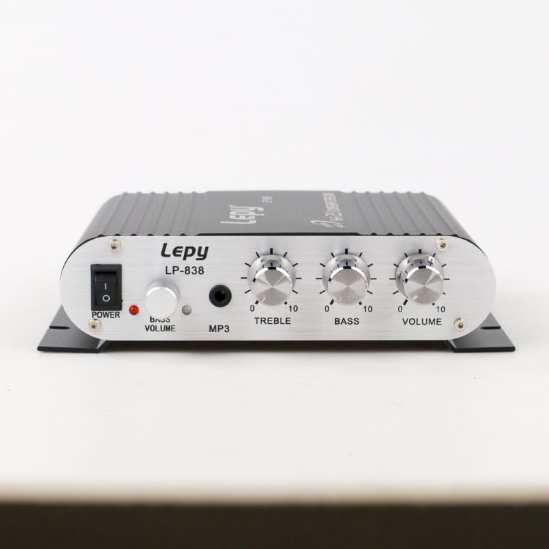 Lepy HiFi Stereo Amplifier Treble Bass Booster - LP-838