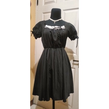 black maid dress