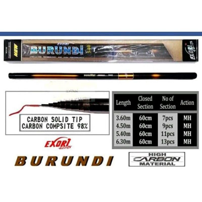 JORAN TEGEK EXORI BURUNDI 360 CARBON COMPOSITE 98% ACTION MEDIUM