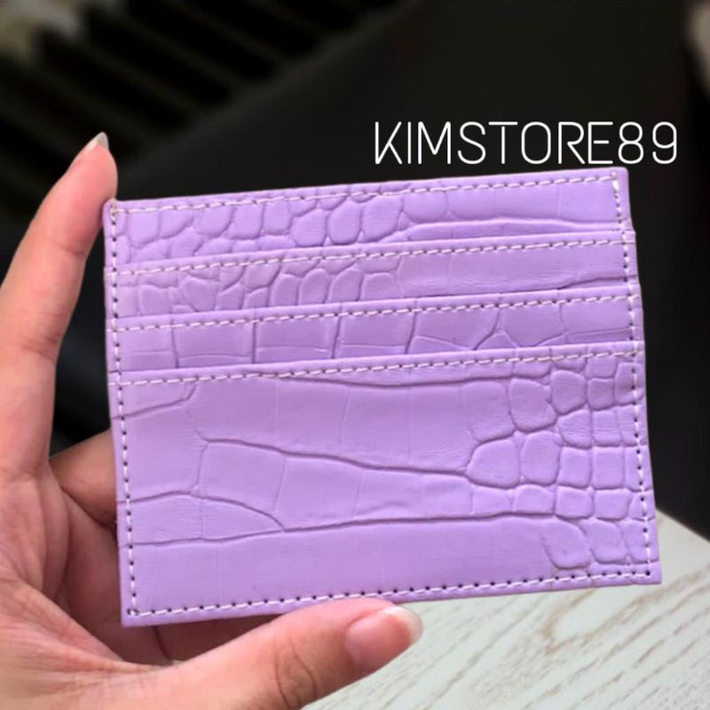 Dompet Kartu Card Holder 6 Slot + 1 Slot Uang, SLIM MINI Murah Meriah