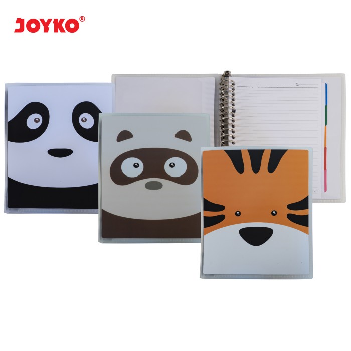 

Kertas Binder Binder Note Joyko A5-Tsaf-F511 / Animal Face