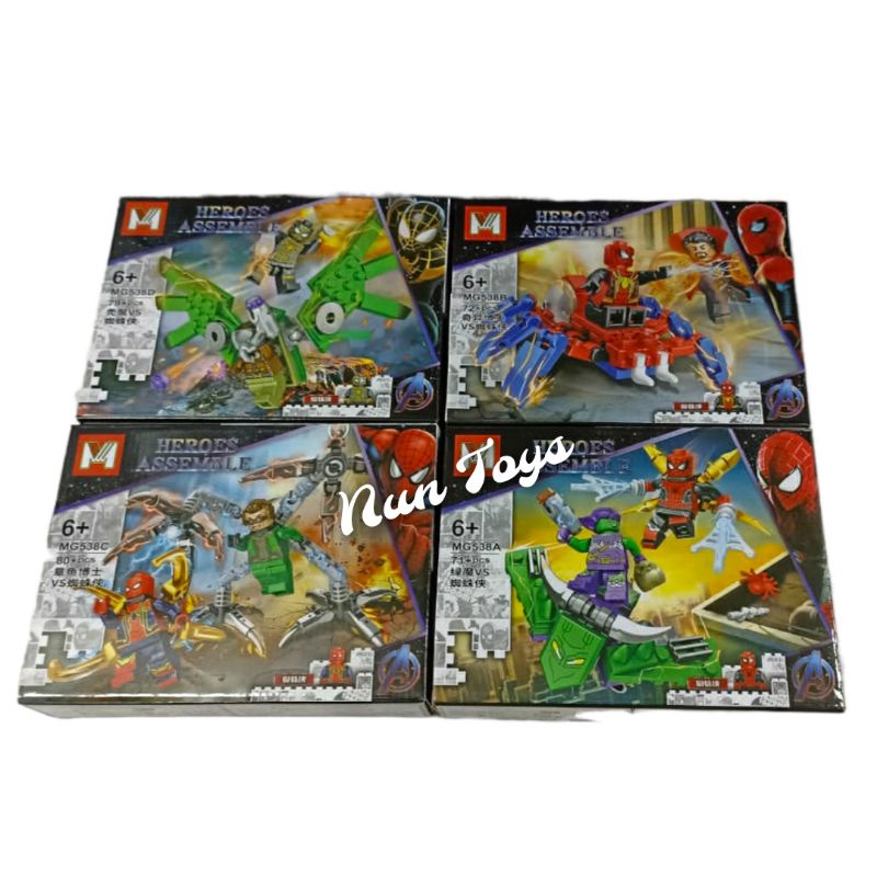 Mainan Lego Heroes Assemble Kode MG538 4pcs