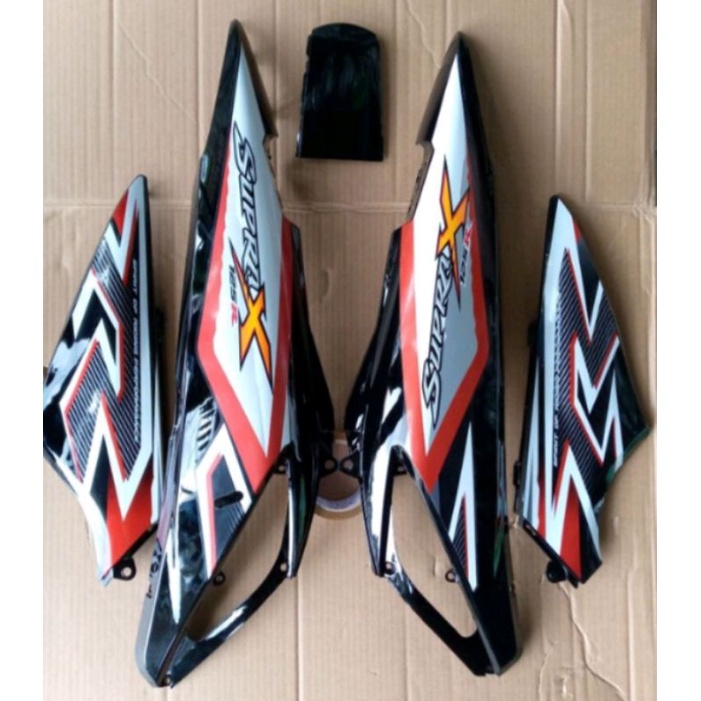 cover body Supra x125 old plus bok aki supra125 old lama