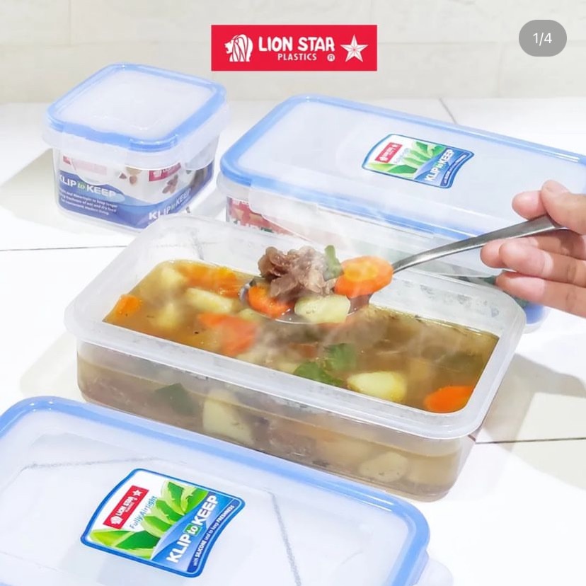 ( BISA COD ) PROMO LION STAR KP-86 (3001) KLIP TO KEEP 150ml / KOTAK PENYIMPANAN MAKANAN