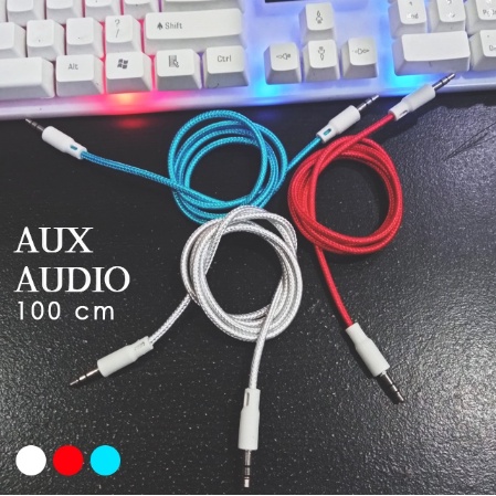 kabel AUX 2in1 untuk HP ke speaker jack Audio
