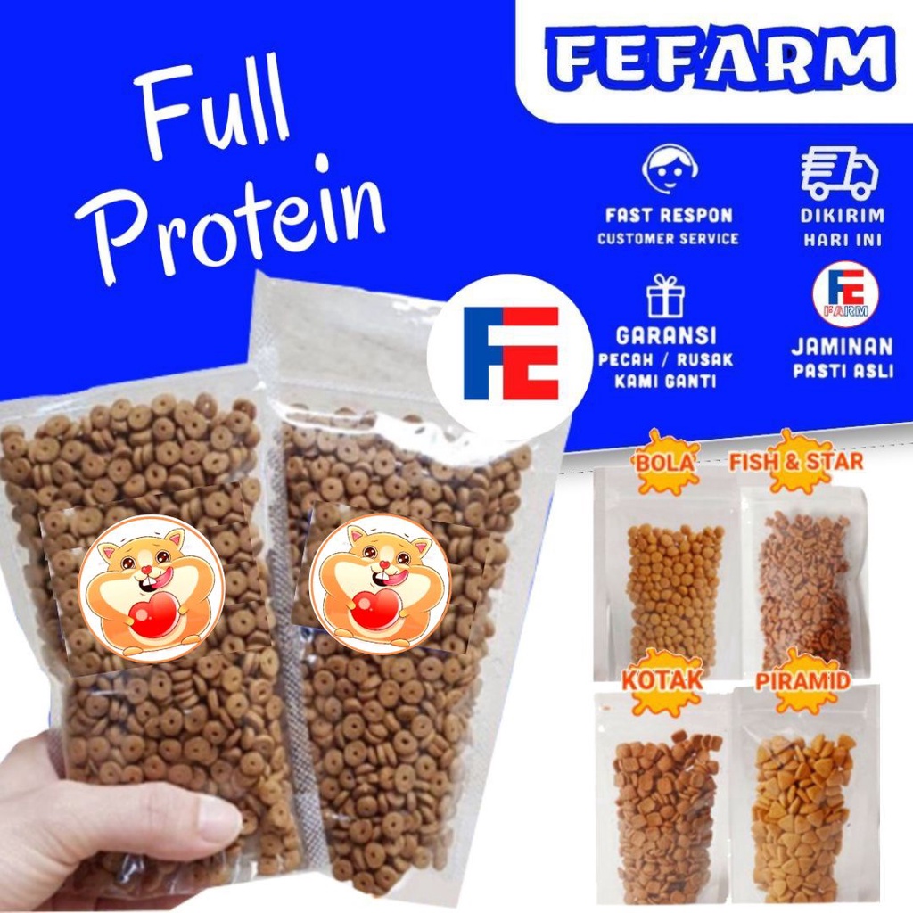 Snack Hamster Gerbil isi 100gr Seafood Makanan Hamster Makanan Landak Mini Cemilan Extra Food FEFARM