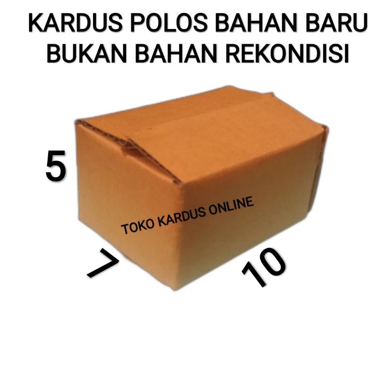 

Kardus 10x7x5 Box Packing Dus Polos Bahan Baru dan Termurah