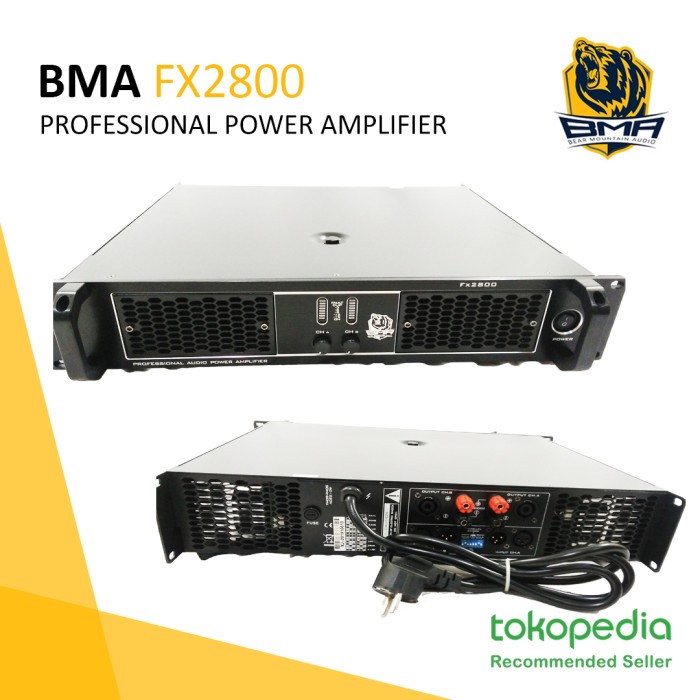 Wtb004 Power Amplifier Bma Fx-2800 Terpercaya