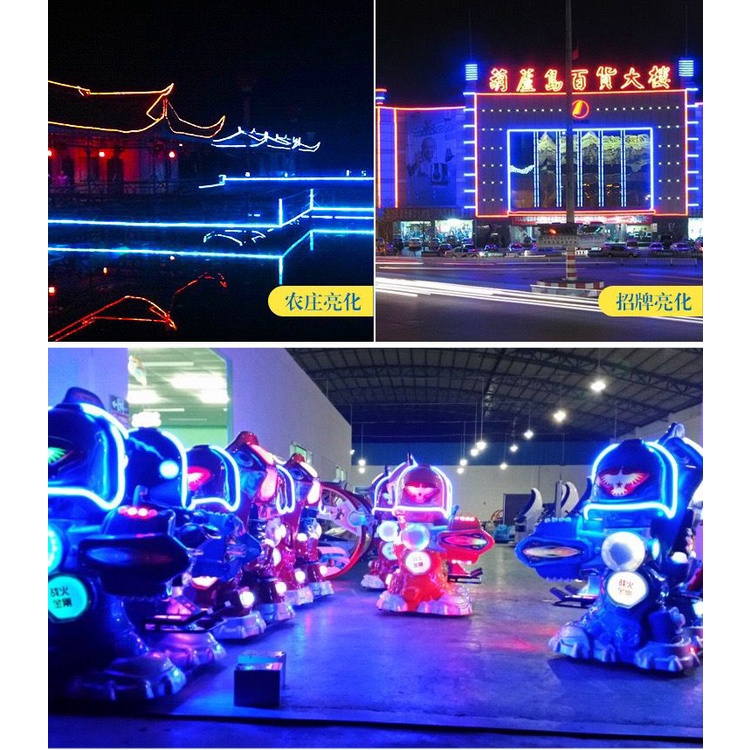 NEON FLEX Lampu LED Strip Neon Flexible LED Strip Flexible 50meter 220V IP65 WATERPROOF free 3 soket