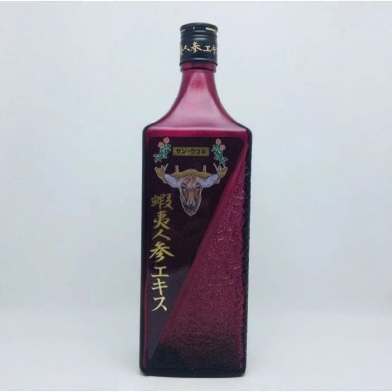 Botol antik motif kepala rusa