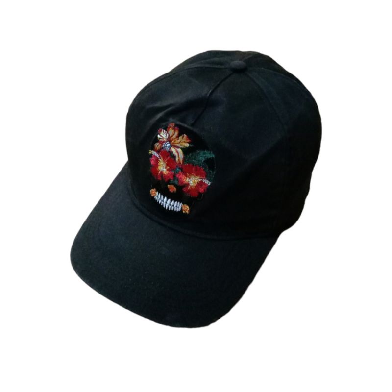 Topi Zara Flower Skull