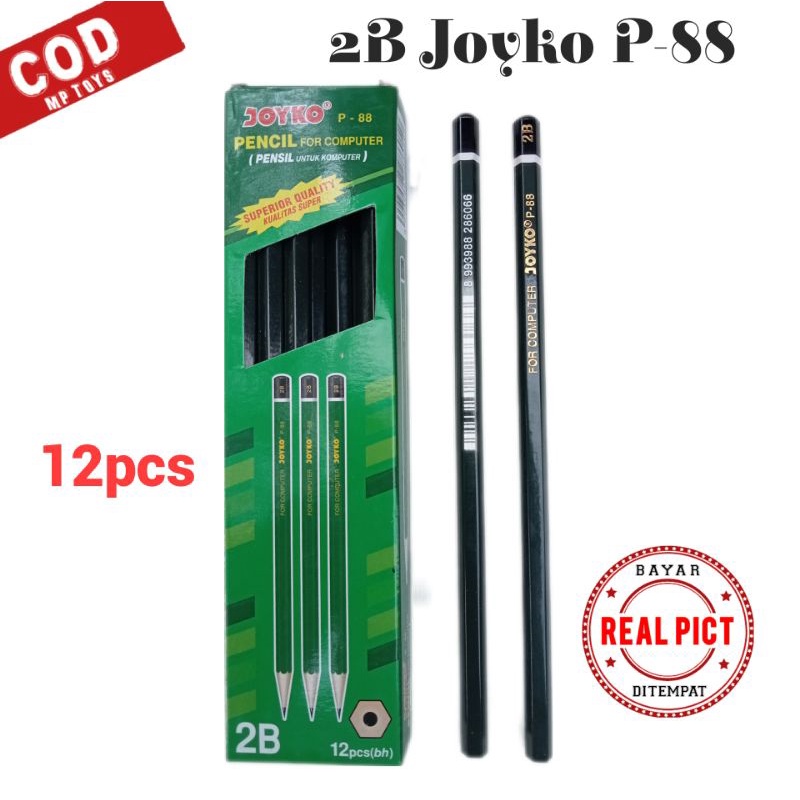 

Pensil Joyko P-88 Hijau Isi 12pcs