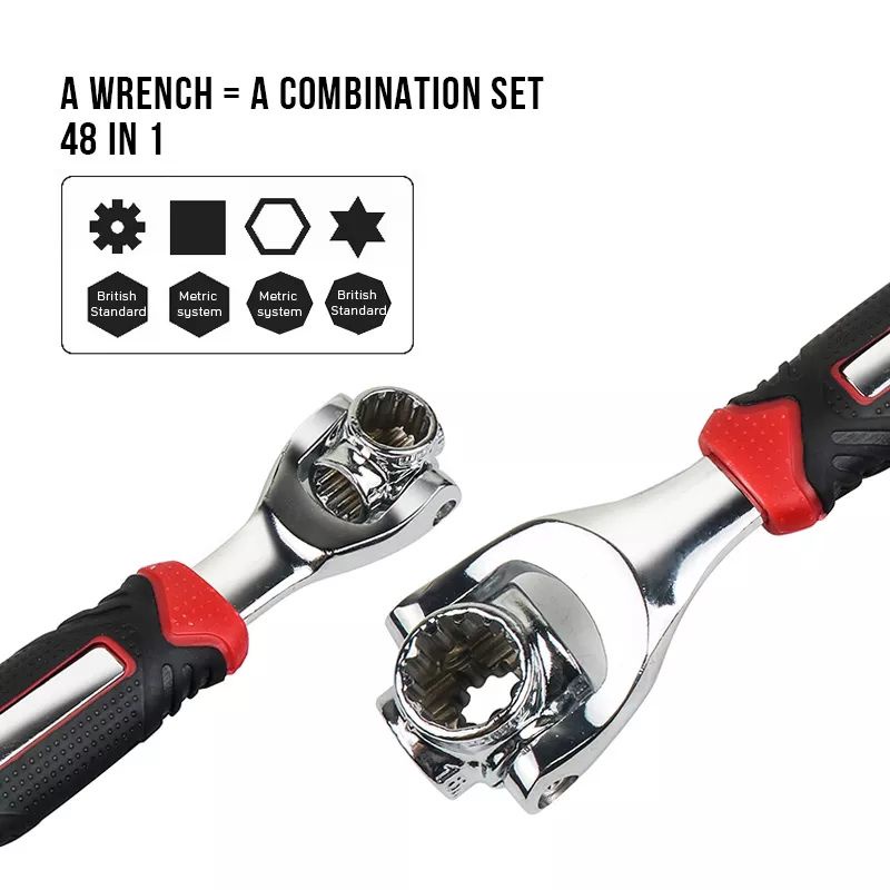 Kunci Pas Tinger Wrench Multifungsi 48 in 1