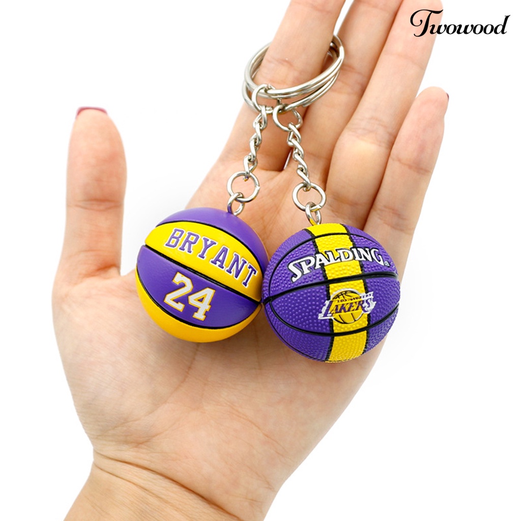 Gantungan Kunci Bentuk Kobe James Basketball Untuk Dekorasi Tas