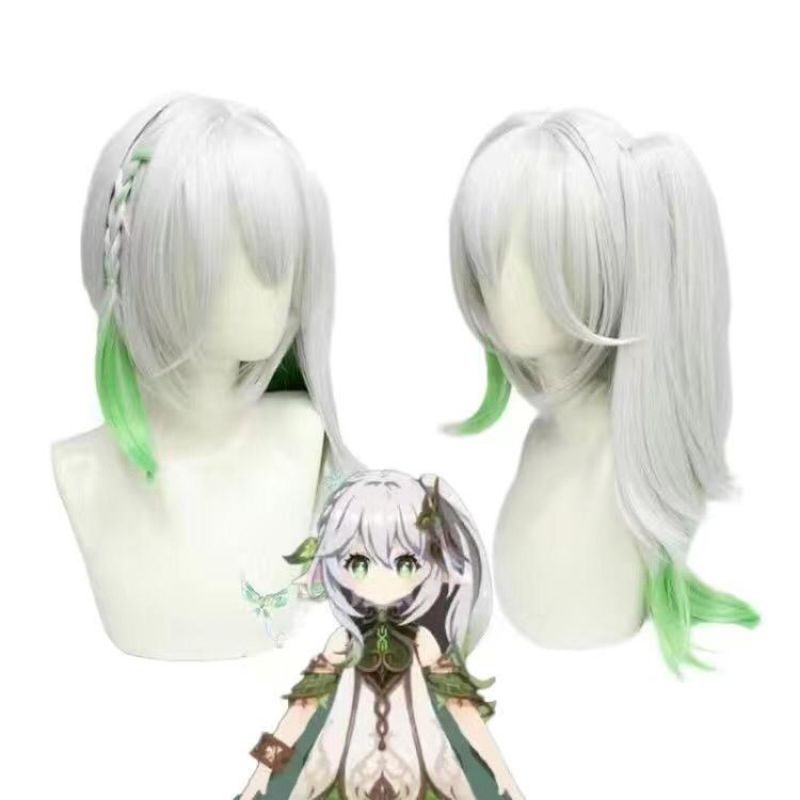 [MikanHiro Store] Genshin Impact Nahida Cosplay Costume Genshin Lesser Lord Kusanali Cosplay