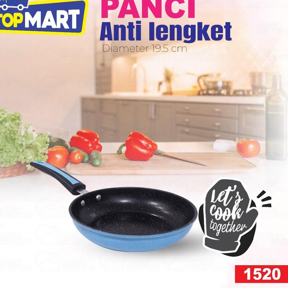 Sale Terbatas Teflon Wajan Teflon 20 CM/ Frypan MINI Anti Lengket  -Fry Pan 20cm Wajan teflon Penggo