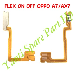 Flexible On Off Oppo A7 AX7 Original New