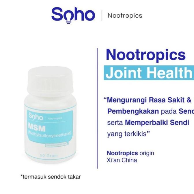 Original Methylsulfonylmethane MSM Powder 100% - Suplemen Sendi Ready