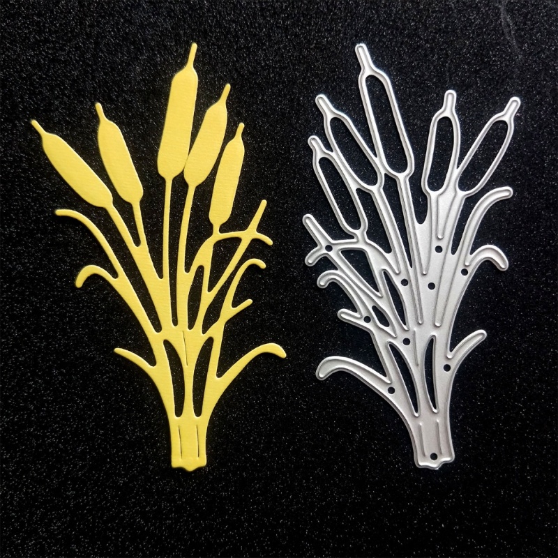 Zzz Paddy Cetakan Cutting Dies Motif Tanaman Nasi Emboss Untuk Scrapbook / Craft DIY