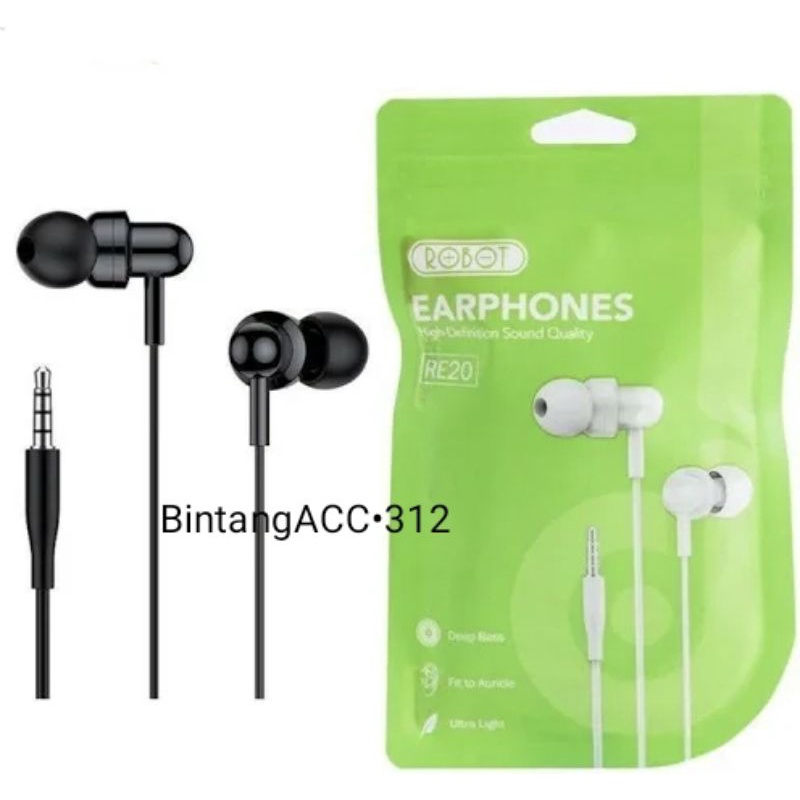 Headset earphones Robot RE 20