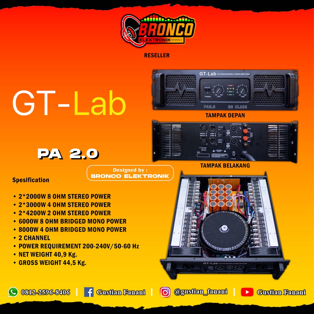 POWER GT-LAB PA 2.0