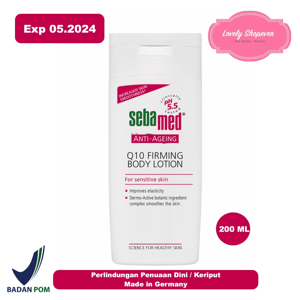 Sebamed Anti Ageing Q10 Firming Body Lotion 200ml - Pelembab kulit 200ml - Losion Anti Penuaan 200 ml